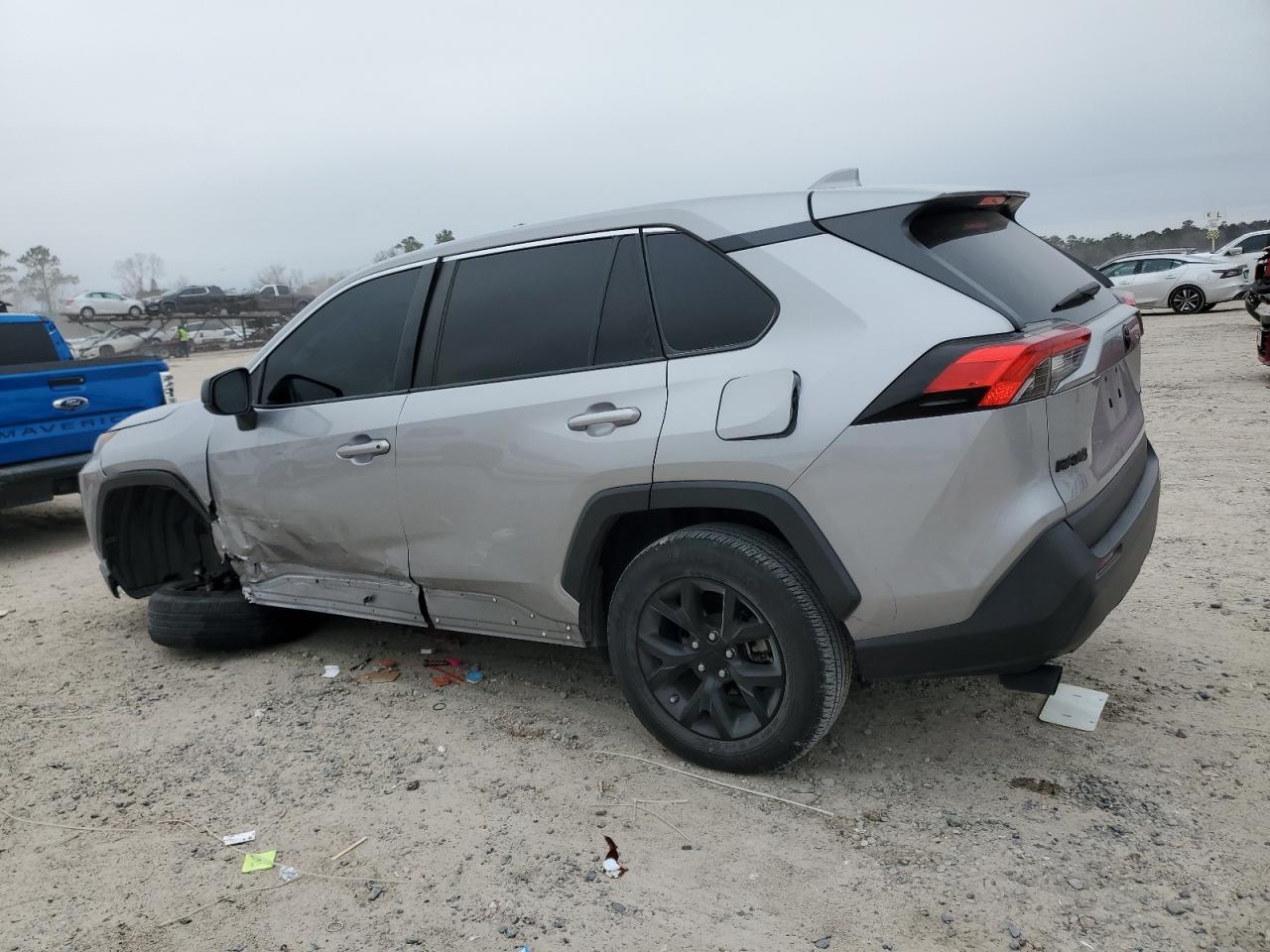 2022 Toyota RAV 4 VIN 2T3H1RFV3NC190047 Copart auction photo, side / front end damage thumbnail 2