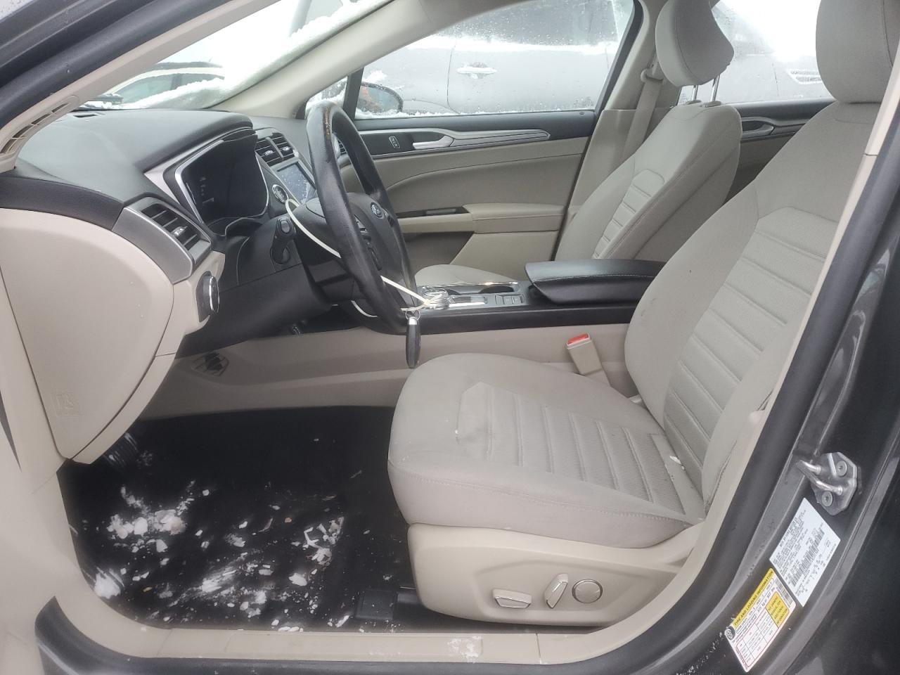 2020 Ford Fusion VIN 3FA6P0HD7LR231503 Copart auction photo, side damage thumbnail 7