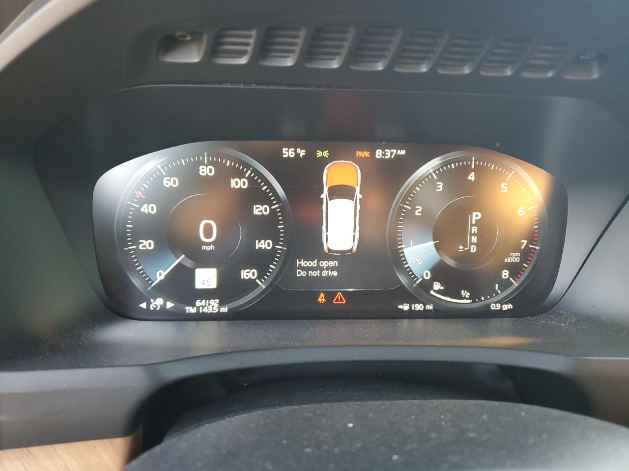 2019 Volvo XC90 VIN YV4A22PL2K1493118 Copart auction photo, rear end damage thumbnail 9