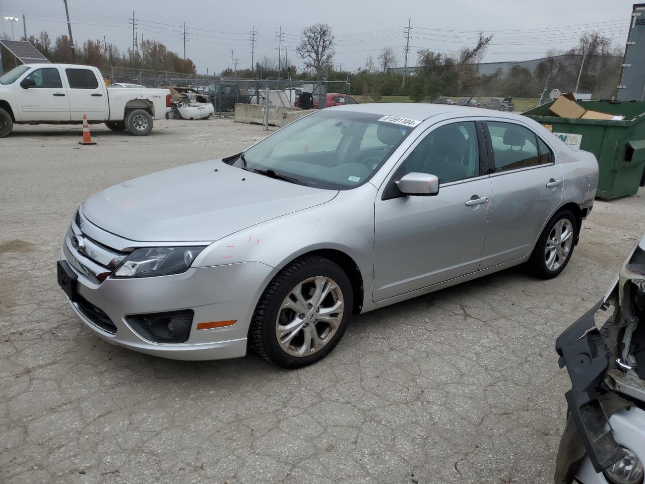 2012 Ford Fusion VIN 3FAHP0HG3CR381627