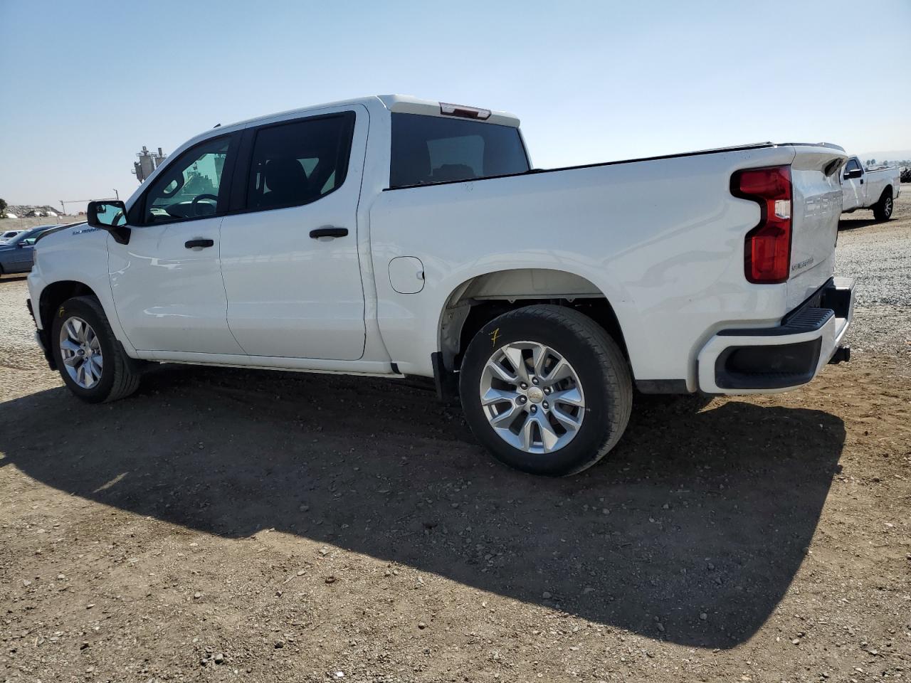 2022 Chevrolet Silverado VIN 1GCPWBEK9NZ222414 Copart auction photo, front end damage thumbnail 2