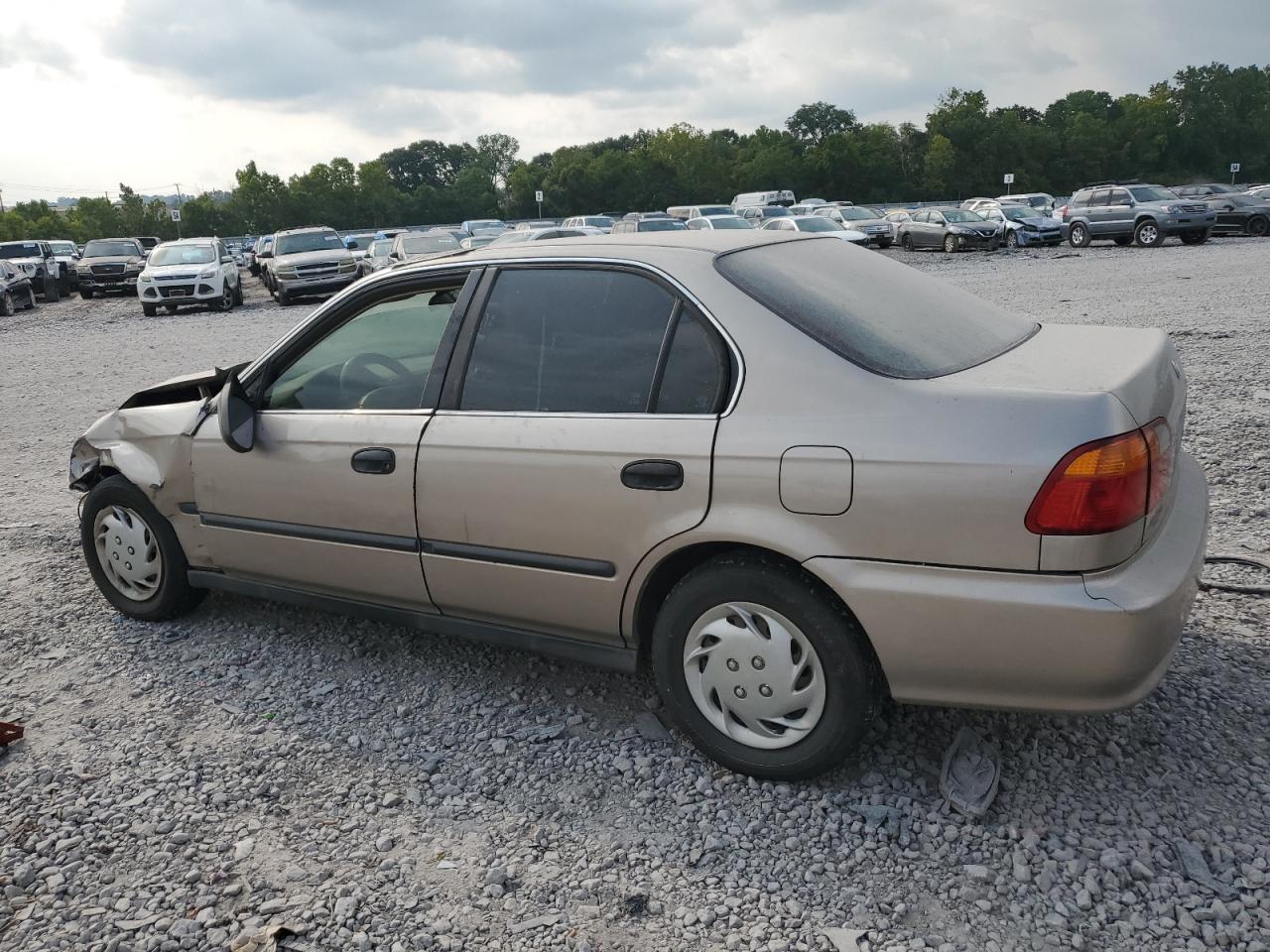 2000 Honda Civic VIN 1HGEJ6673YL008776 Copart auction photo, front end damage thumbnail 2