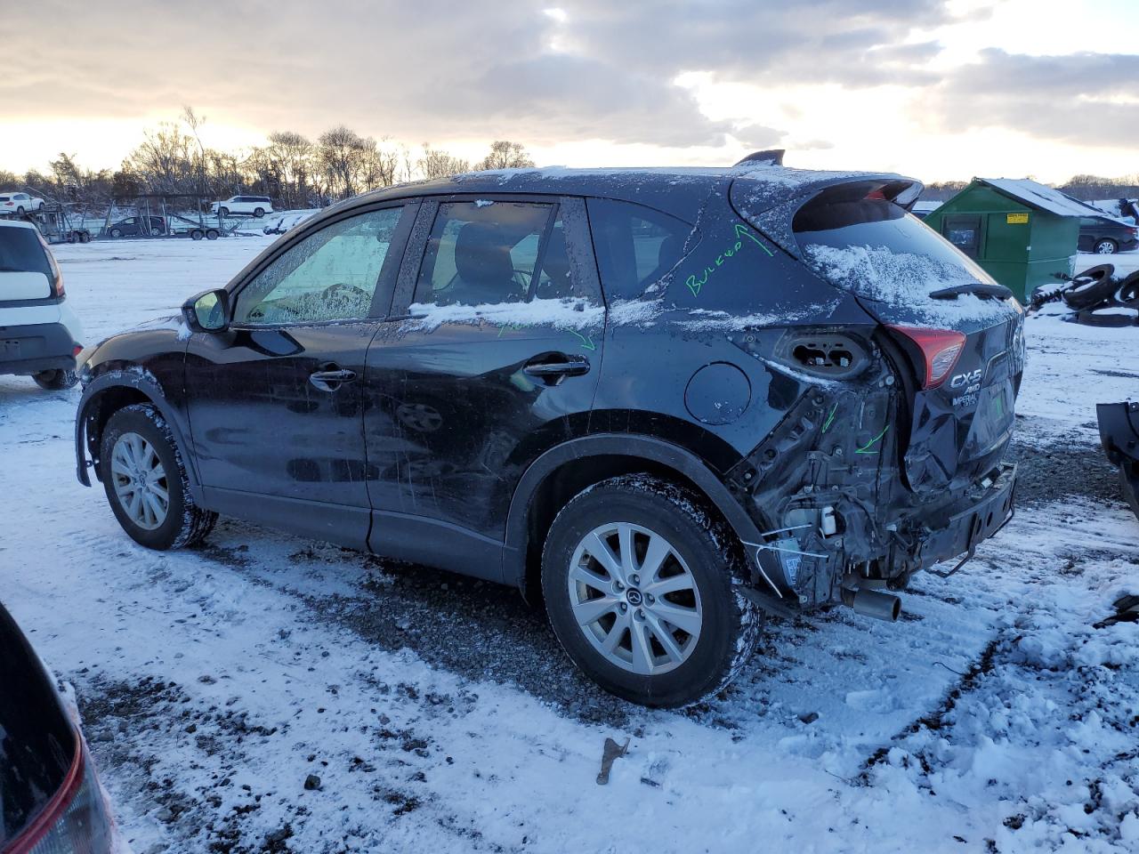 2015 Mazda CX-5 VIN JM3KE4CY7F0436850 Copart auction photo, rear end / front end damage thumbnail 2