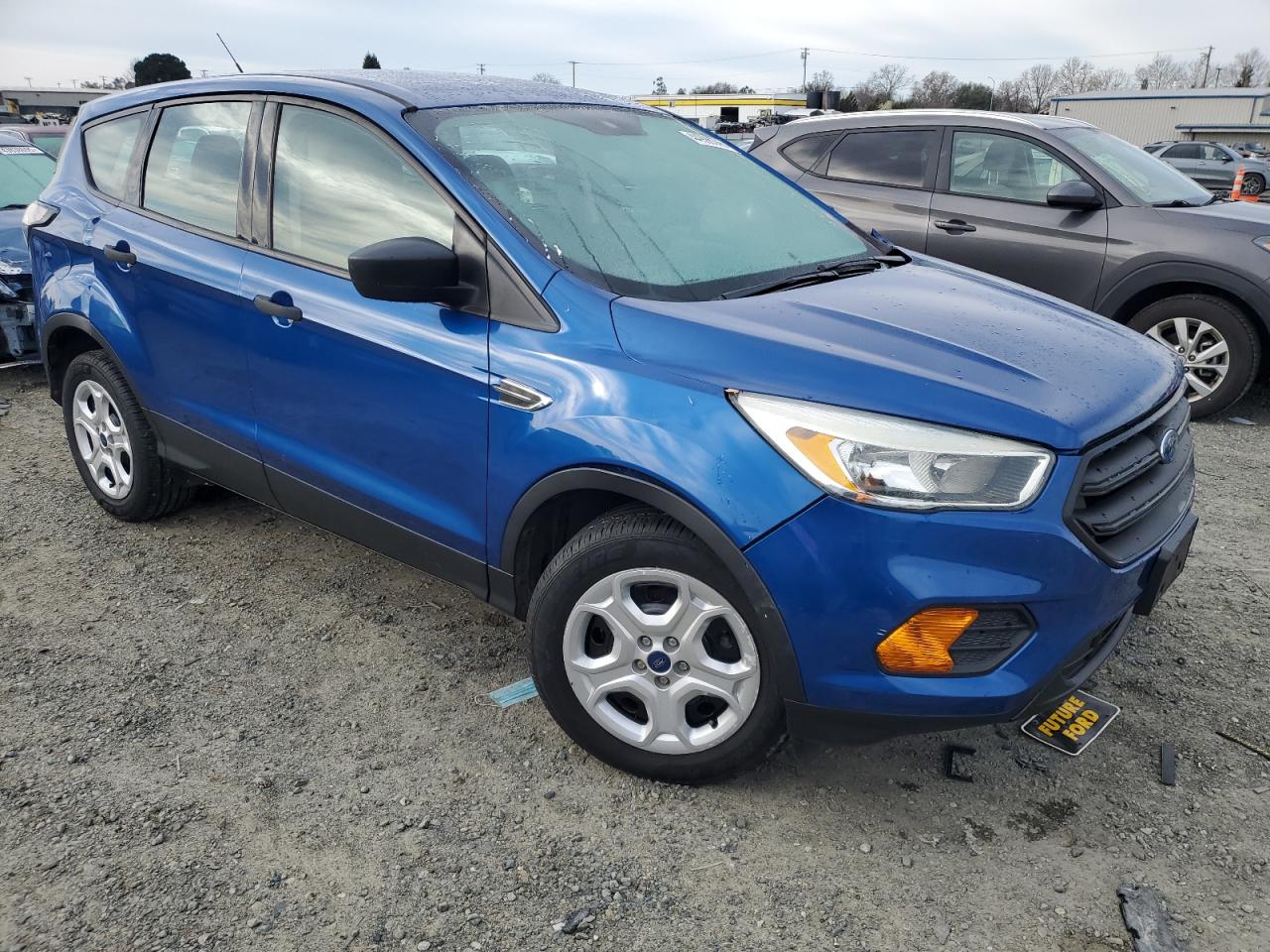 2017 Ford Escape VIN 1FMCU0F71HUB45036 Copart auction photo, front end / side damage thumbnail 4