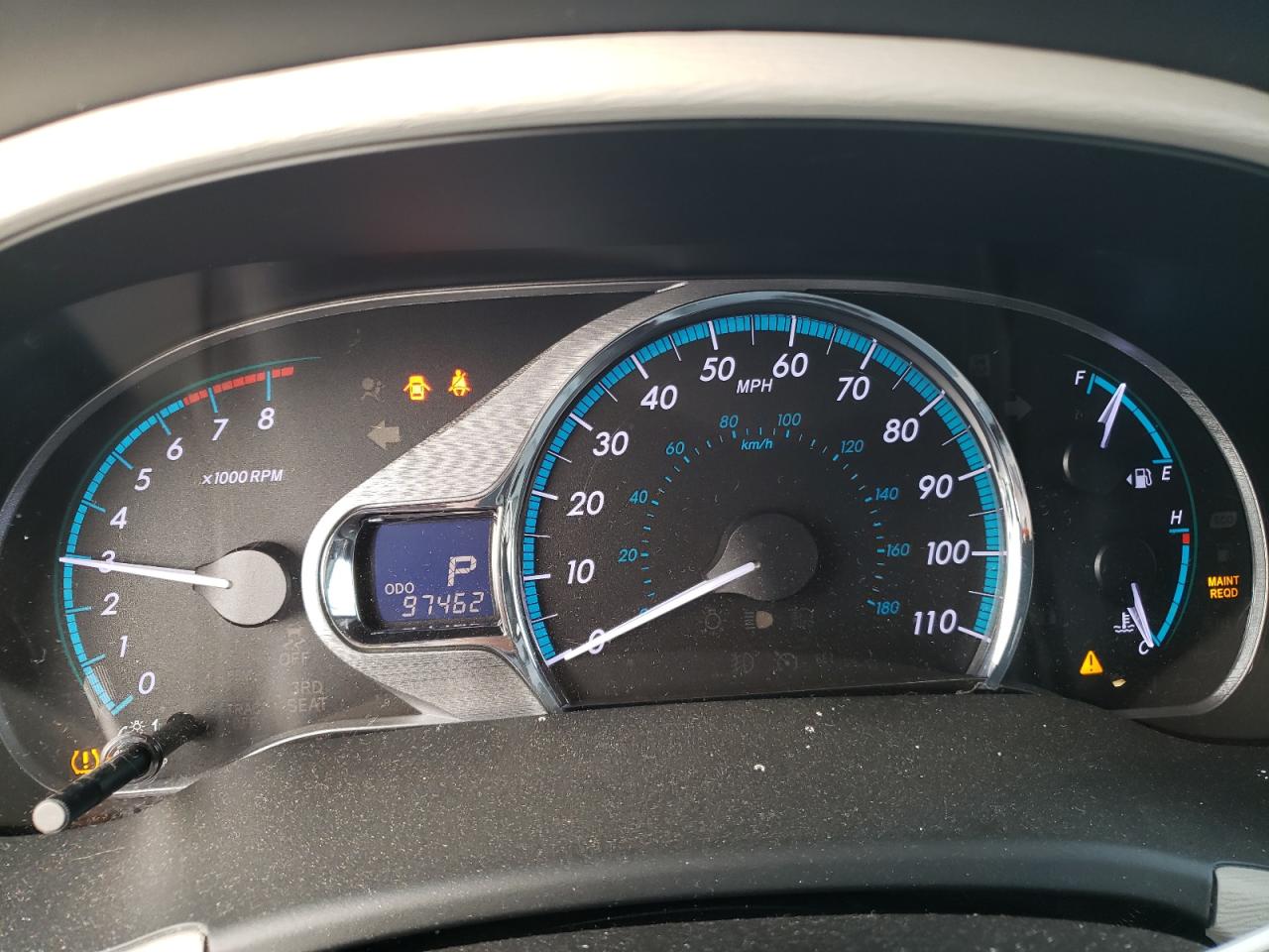2014 Toyota Sienna VIN 5TDDK3DC1ES091169 Copart auction photo, front end damage thumbnail 9