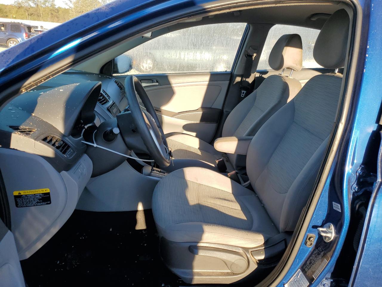 2016 Hyundai Accent VIN KMHCT4AE9GU068088 Copart auction photo, frame damage / top/roof damage thumbnail 7