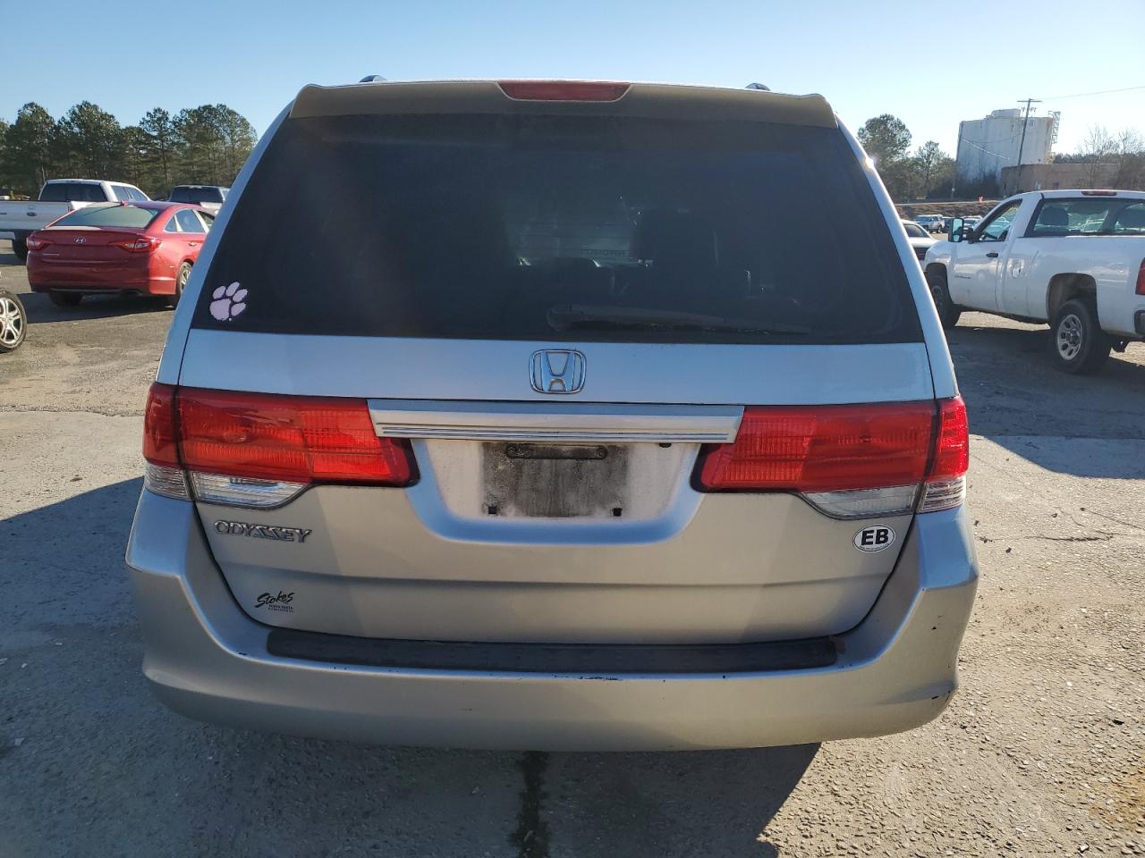 2008 Honda Odyssey VIN 5FNRL38788B110695 Copart auction photo, front end damage thumbnail 6