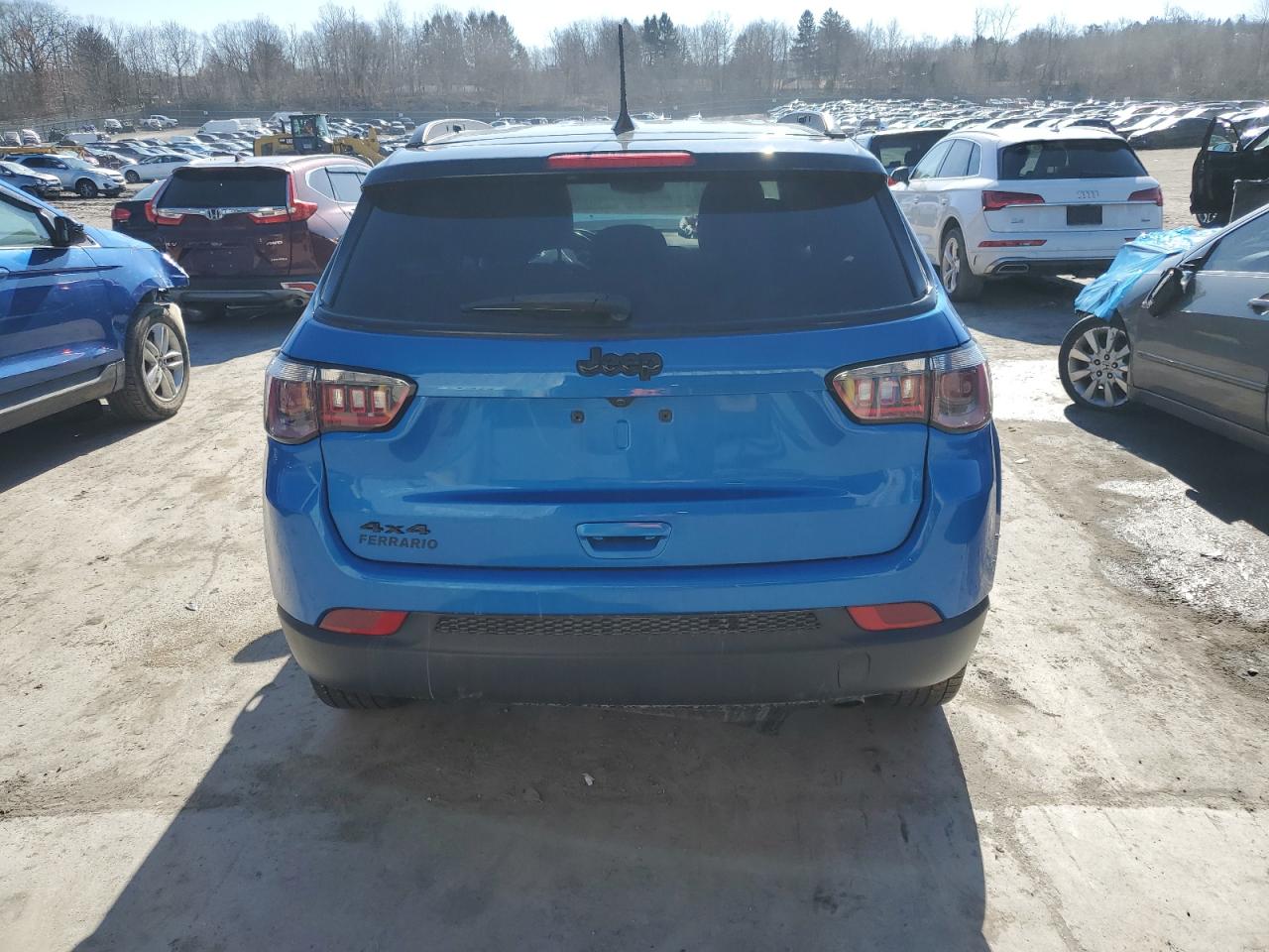 2021 Jeep Compass VIN 3C4NJDBB2MT524204 Copart auction photo, front end damage thumbnail 6