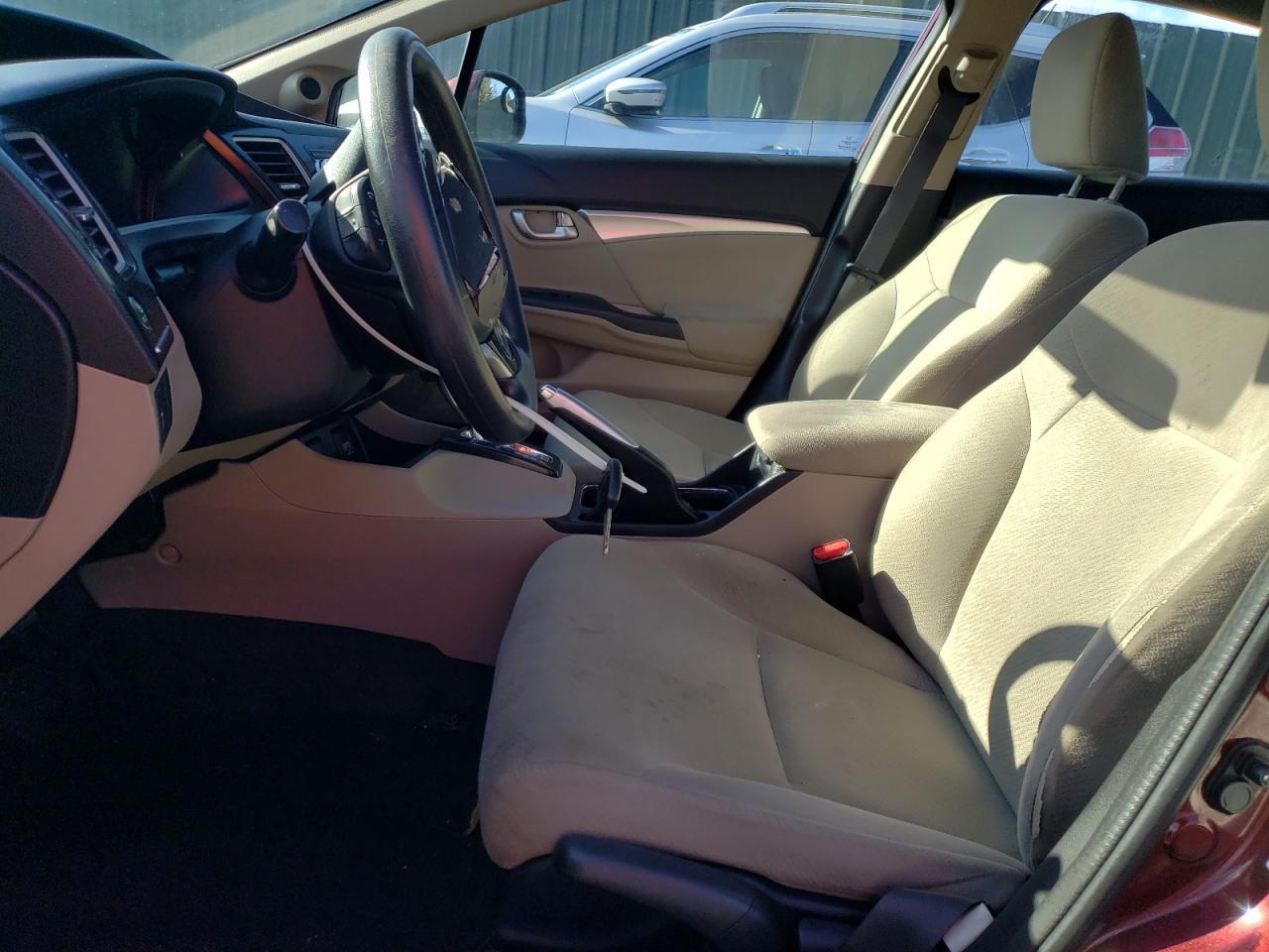 2013 Honda Civic VIN 19XFB2F89DE263503 Copart auction photo, side damage thumbnail 7
