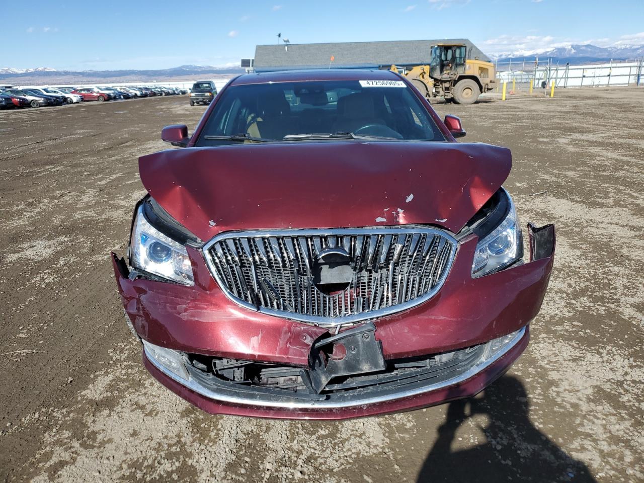 2016 Buick LaCrosse VIN 1G4GE5G36GF147956 Copart auction photo, front end / rear end damage thumbnail 5