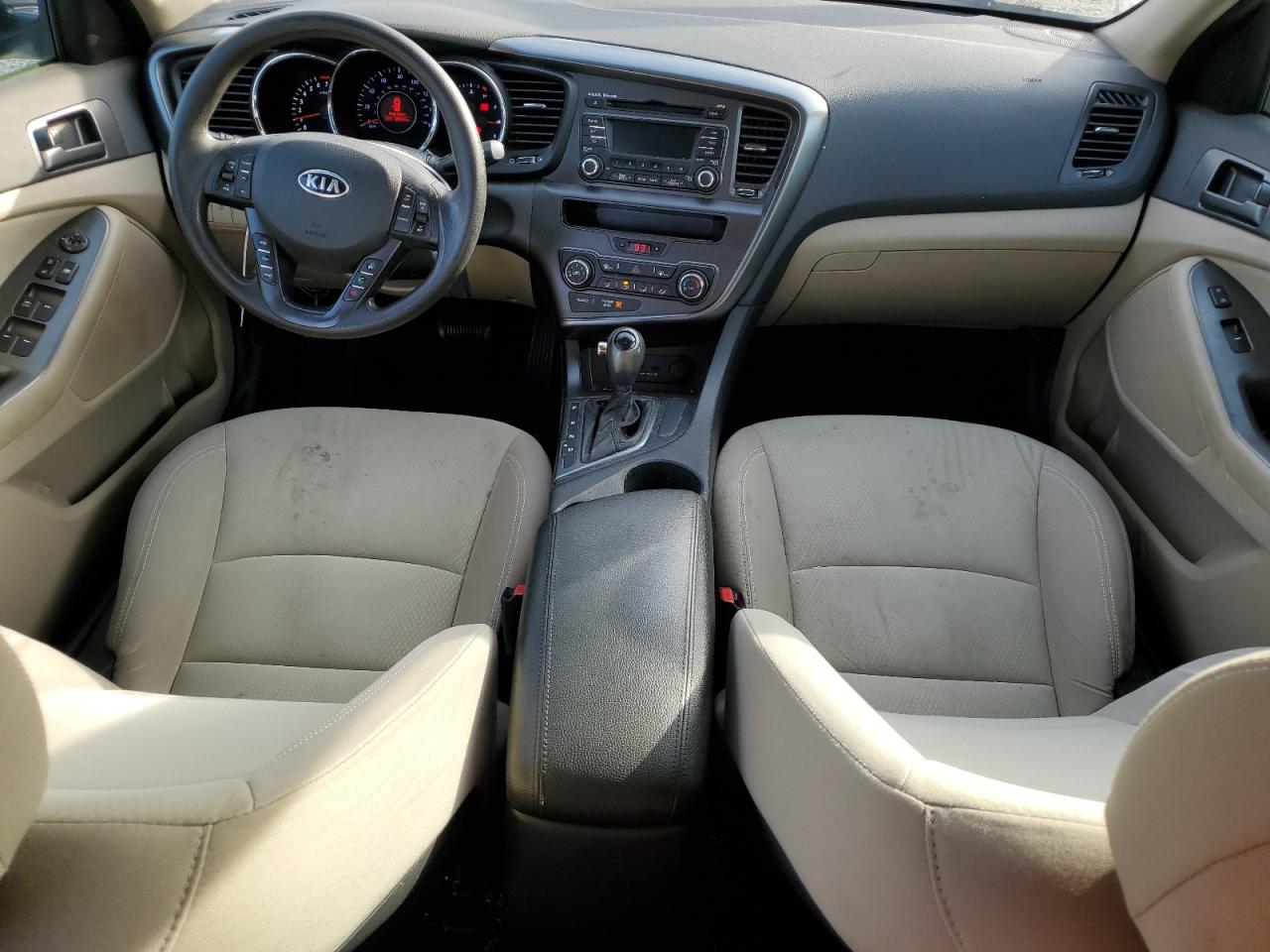 2012 KIA Optima VIN KNAGM4A78C5294581 Copart auction photo, side / rear end damage thumbnail 8