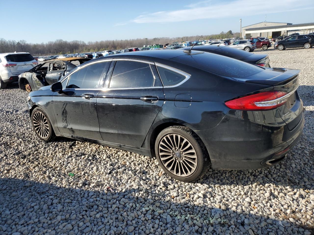 2018 Ford Fusion VIN 3FA6P0D96JR233466 Copart auction photo, front end damage thumbnail 2