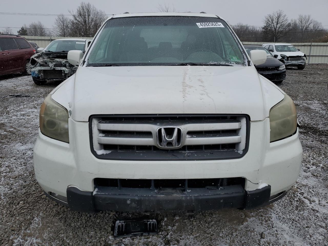 2006 Honda Pilot VIN 2HKYF18716H530224 Copart auction photo, front end / side damage thumbnail 5