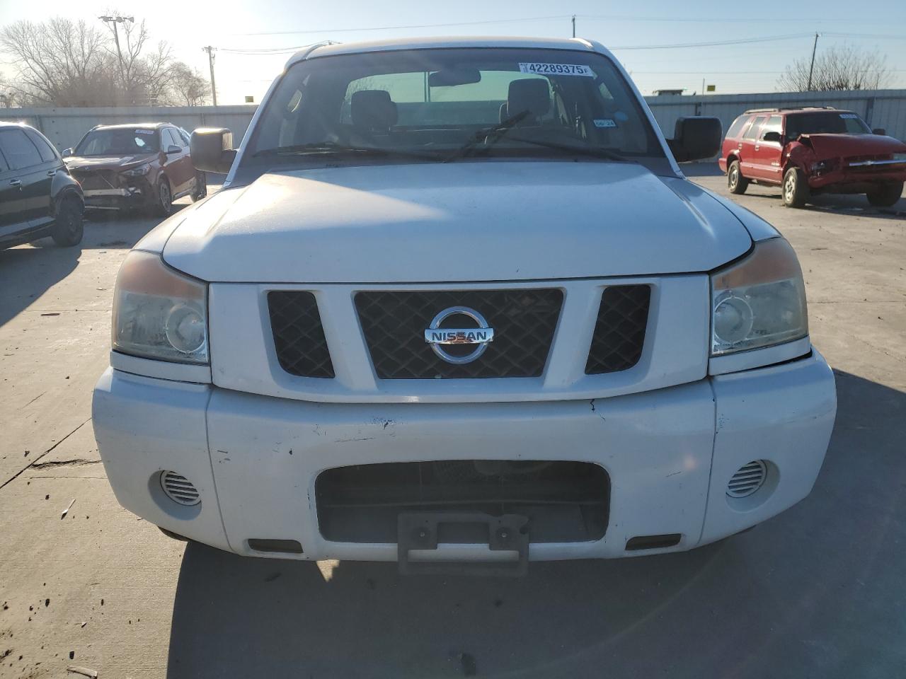 2008 Nissan Titan VIN 1N6BA06A68N345258 Copart auction photo, rear end / front end damage thumbnail 5