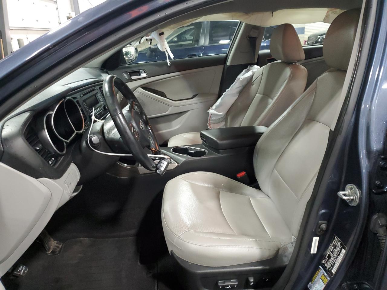 2015 KIA Optima VIN 5XXGN4A75FG438703 Copart auction photo, front end / side damage thumbnail 7