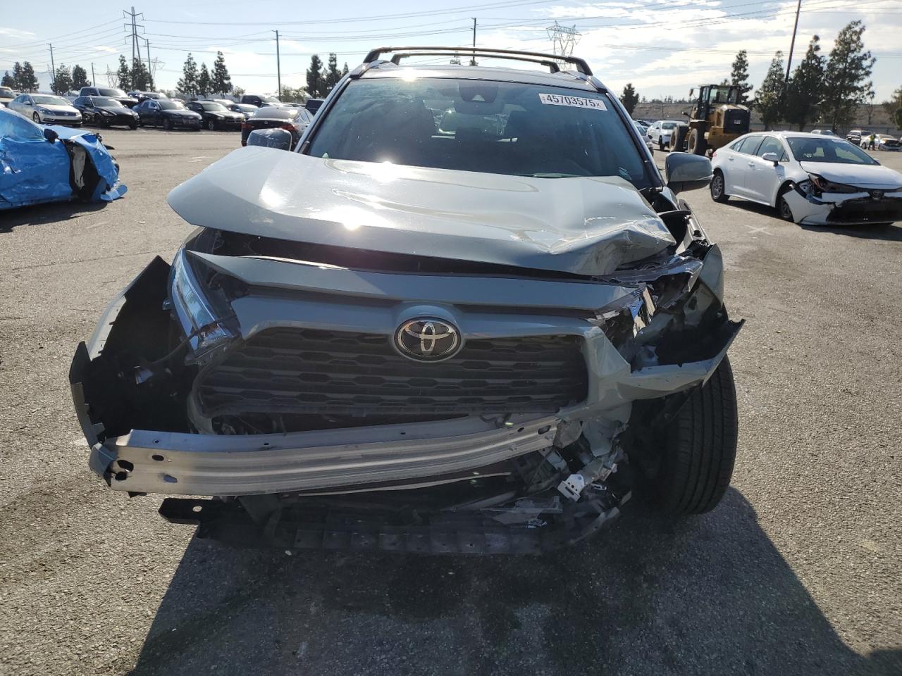 2021 Toyota RAV 4 VIN 2T3W1RFV7MW141924 Copart auction photo, front end damage thumbnail 5