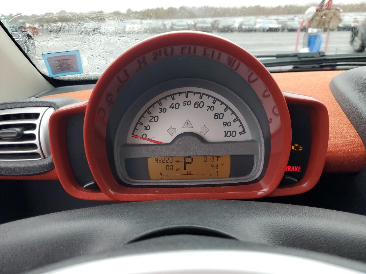 2008 Smart Fortwo VIN WMEEJ31X38K127276 Copart auction photo, rear end / front end damage thumbnail 9