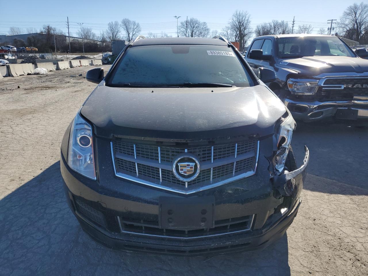 2011 Cadillac SRX VIN 3GYFNAEY9BS539545 Copart auction photo, side / front end damage thumbnail 5
