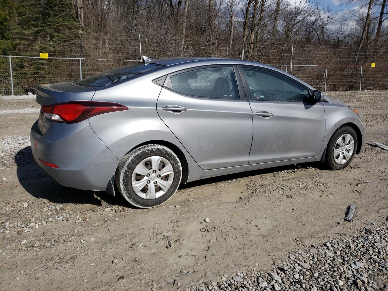 2016 Hyundai Elantra VIN KMHDH4AE8GU484316 Copart auction photo, vandalism damage thumbnail 3