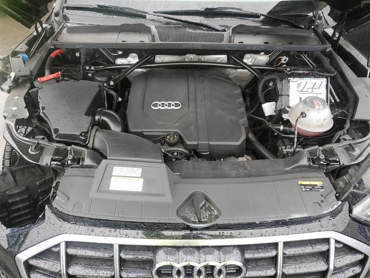 2021 Audi Q5 VIN WA1BAAFY9M2014458 Copart auction photo, front end damage thumbnail 11