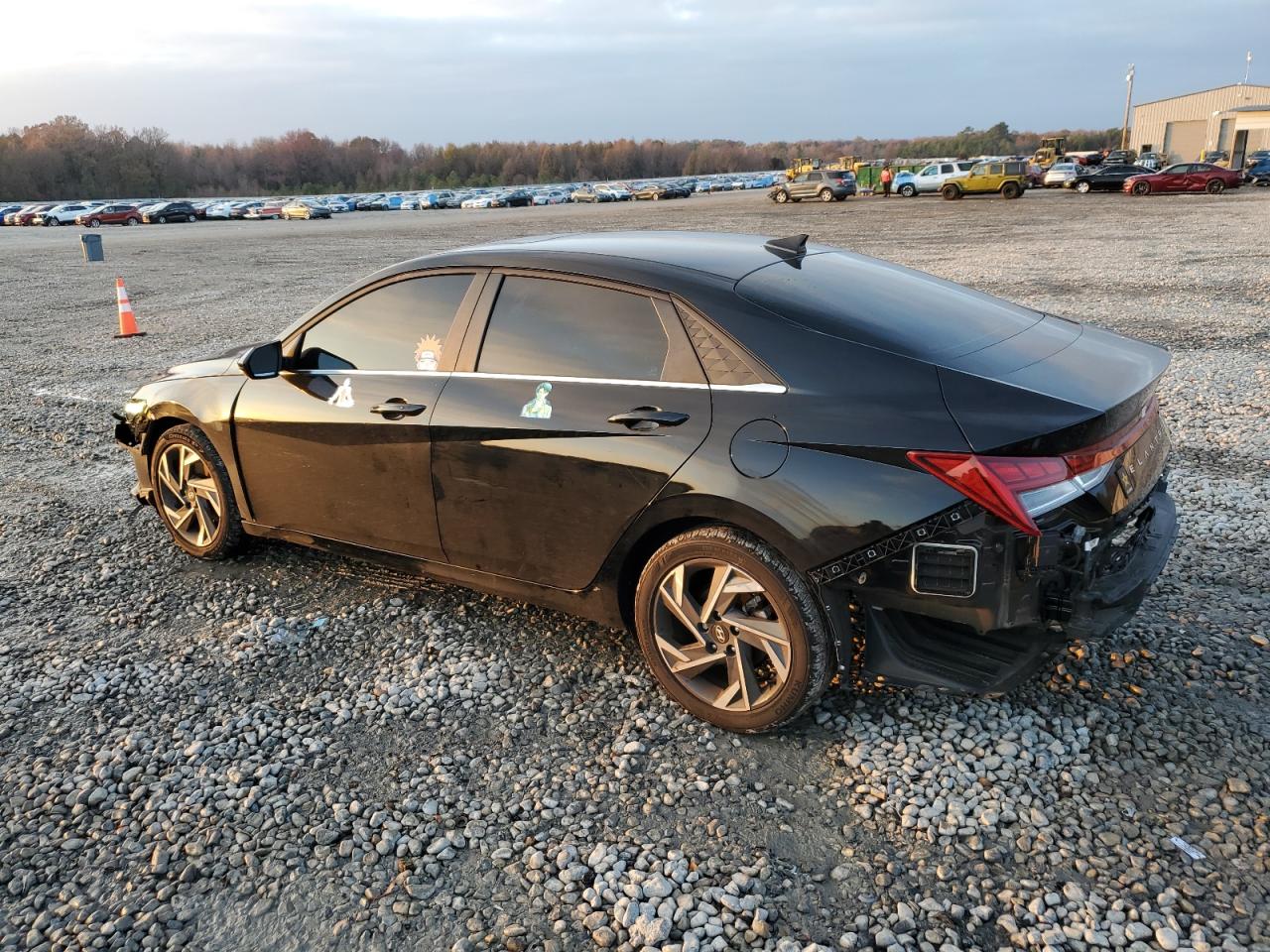 2024 Hyundai Elantra VIN KMHLS4DG8RU721089 Copart auction photo, front end / rear end damage thumbnail 2