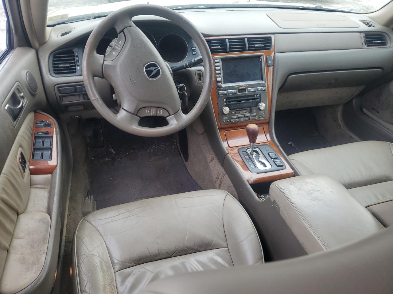 2004 Acura RL VIN JH4KA96644C000656 Copart auction photo, front end / side damage thumbnail 8
