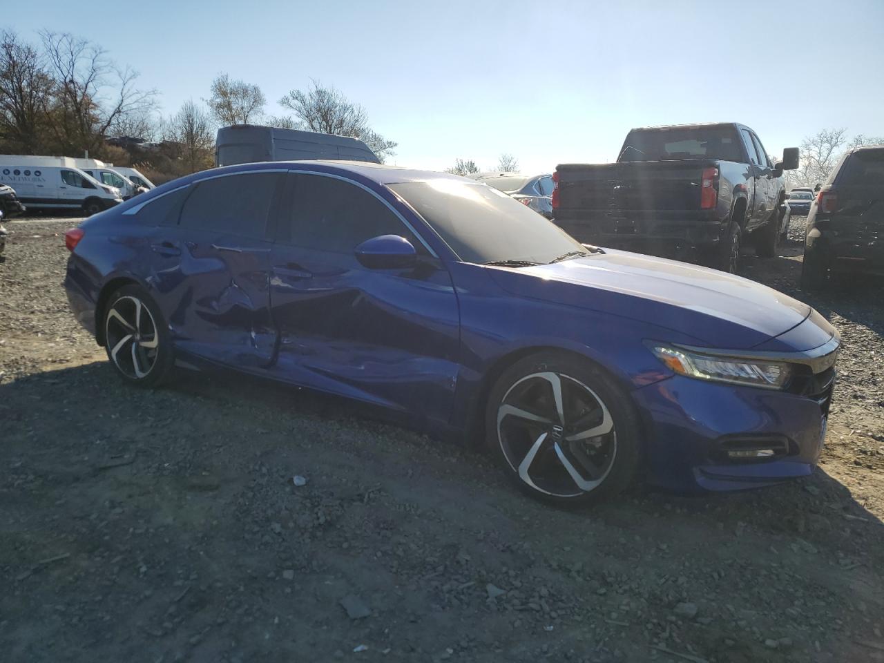 2018 Honda Accord VIN 1HGCV1F31JA221495 Copart auction photo, side / minor dent/scratches damage thumbnail 4