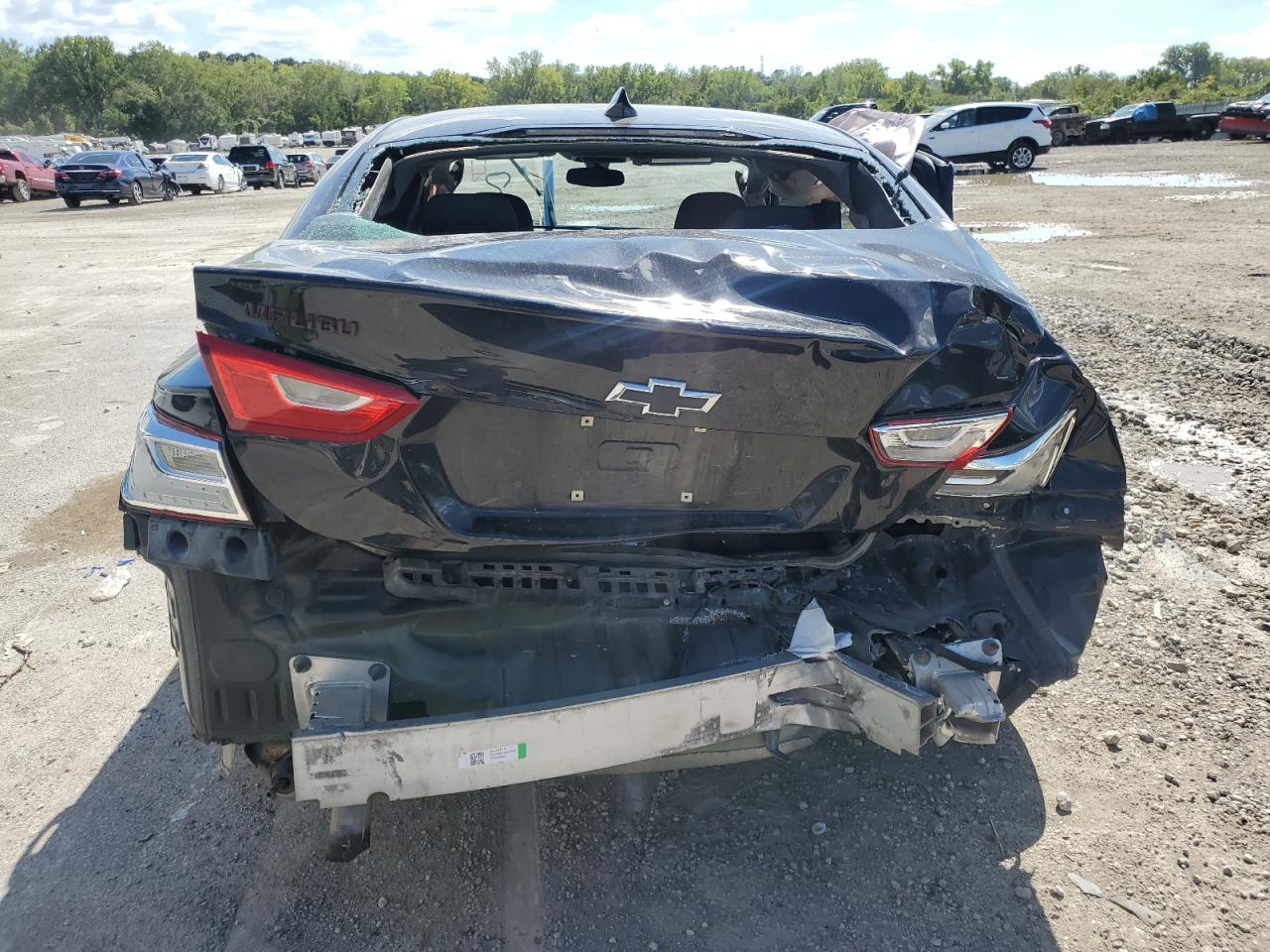 2018 Chevrolet Malibu VIN 1G1ZD5ST1JF252170 Copart auction photo, all over damage thumbnail 6