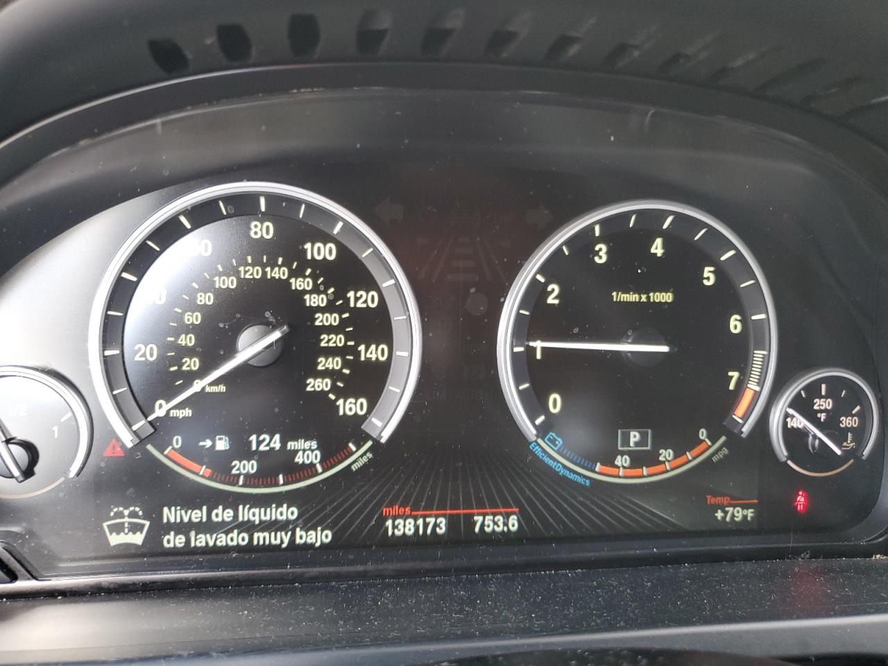 2013 BMW 7er VIN WBAYE4C5XDD137591 Copart auction photo, front end damage thumbnail 9