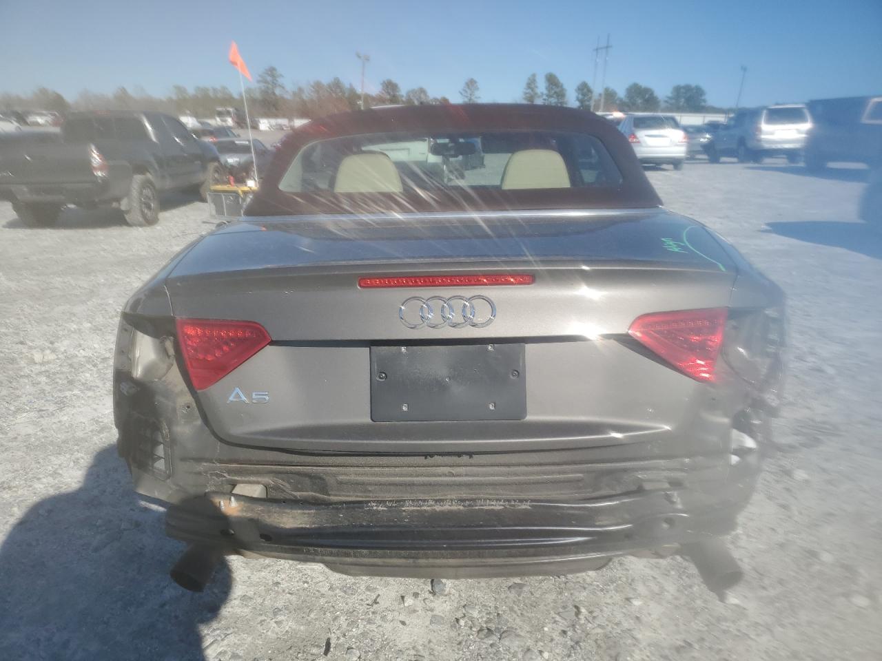 2014 Audi A5 VIN WAUJFAFH6EN008486 Copart auction photo, rear end / side damage thumbnail 6