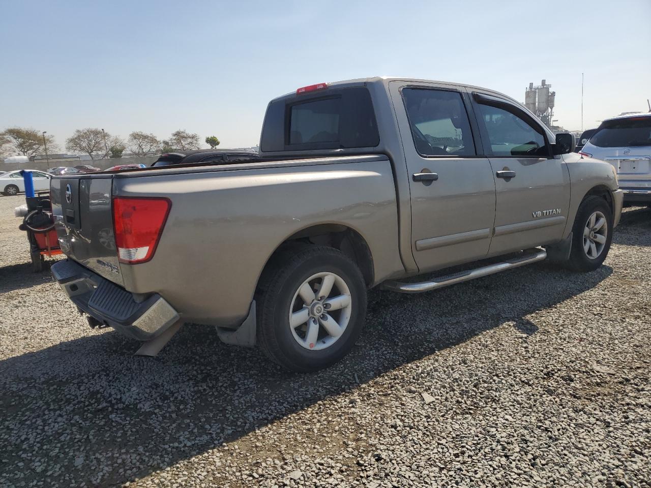 2008 Nissan Titan VIN 1N6BA07D78N358416 Copart auction photo, rear end damage thumbnail 3