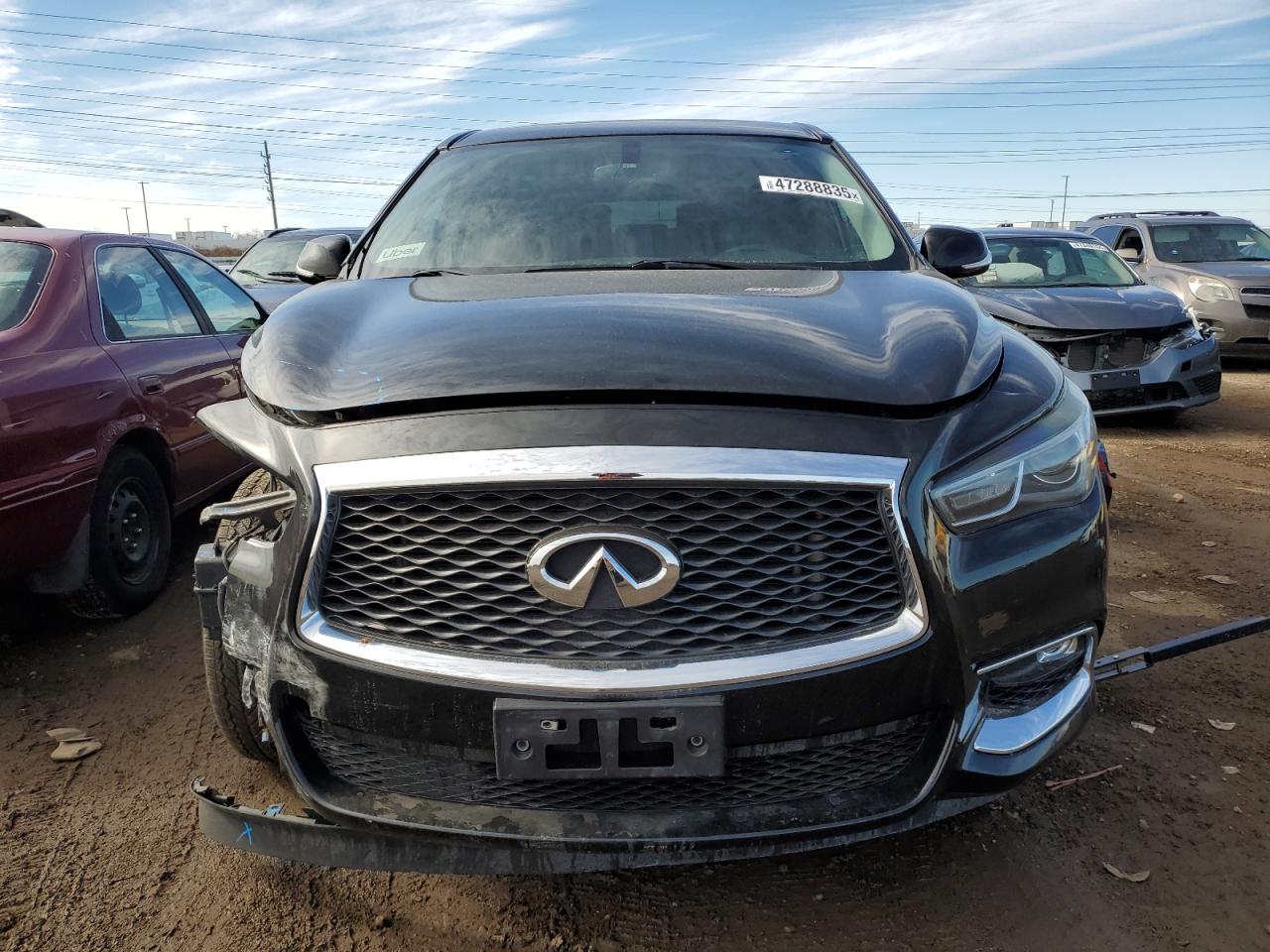 2018 Infiniti QX60 VIN 5N1DL0MM4JC524625 Copart auction photo, front end / minor dent/scratches damage thumbnail 5