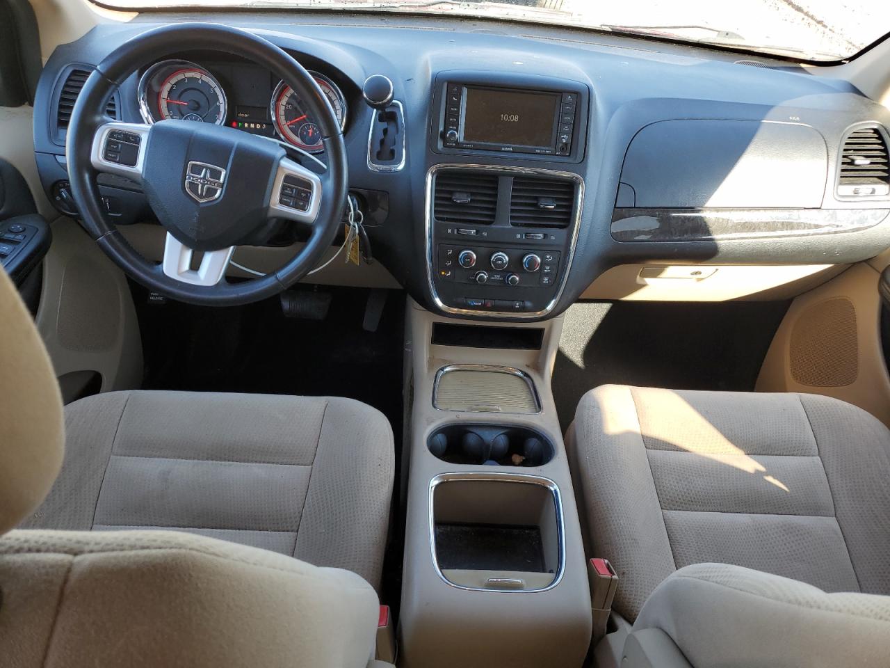 2014 Dodge Caravan VIN 2C4RDGCG0ER320963 Copart auction photo, front end damage thumbnail 8