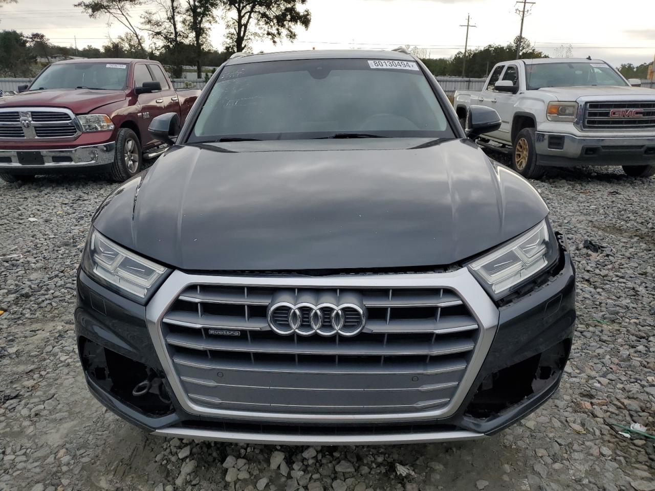 2018 Audi Q5 VIN WA1BNAFY8J2083075 Copart auction photo, front end damage thumbnail 5