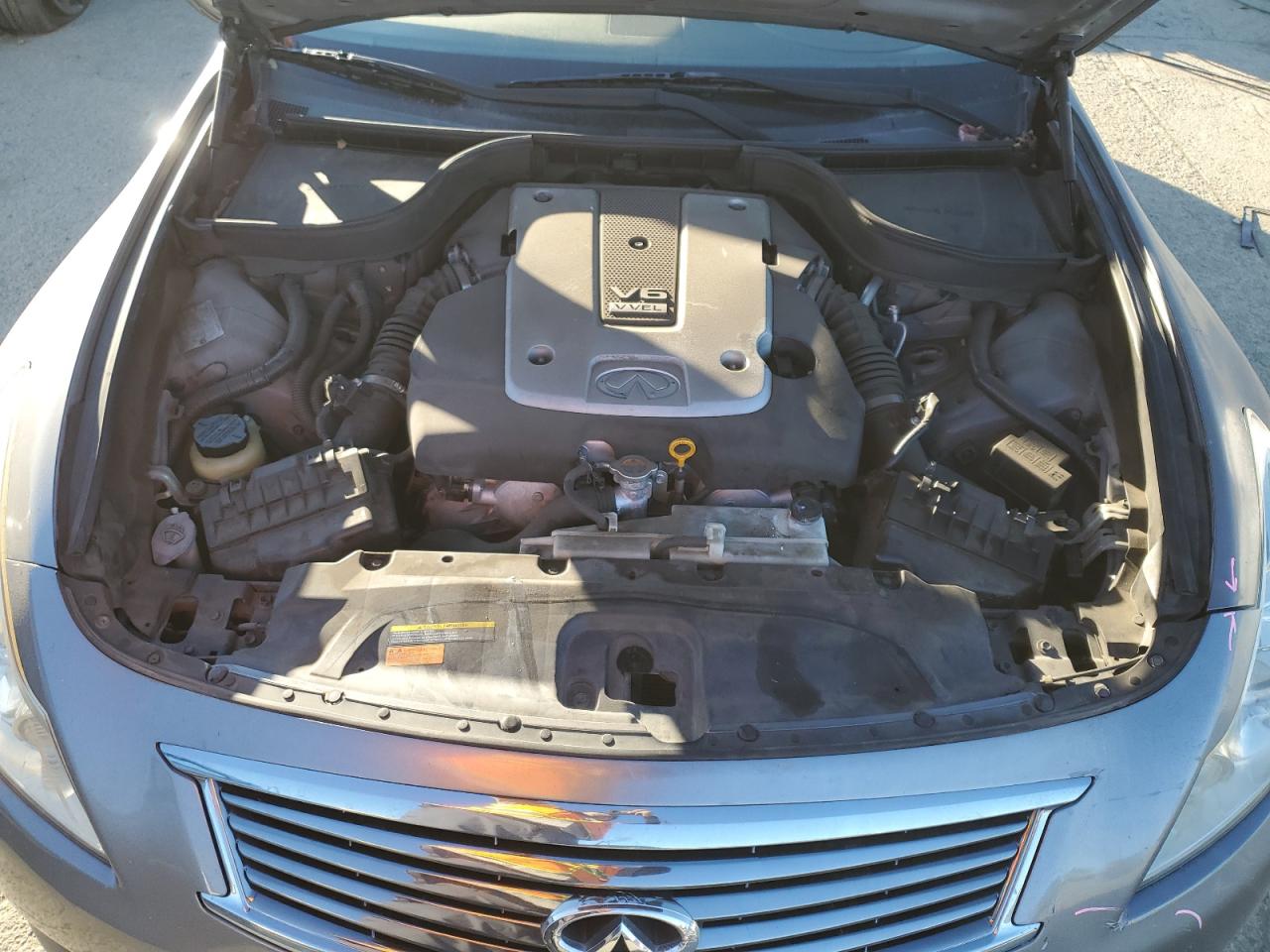 2010 Infiniti G VIN JN1CV6AP7AM406139 Copart auction photo, vandalism damage thumbnail 11