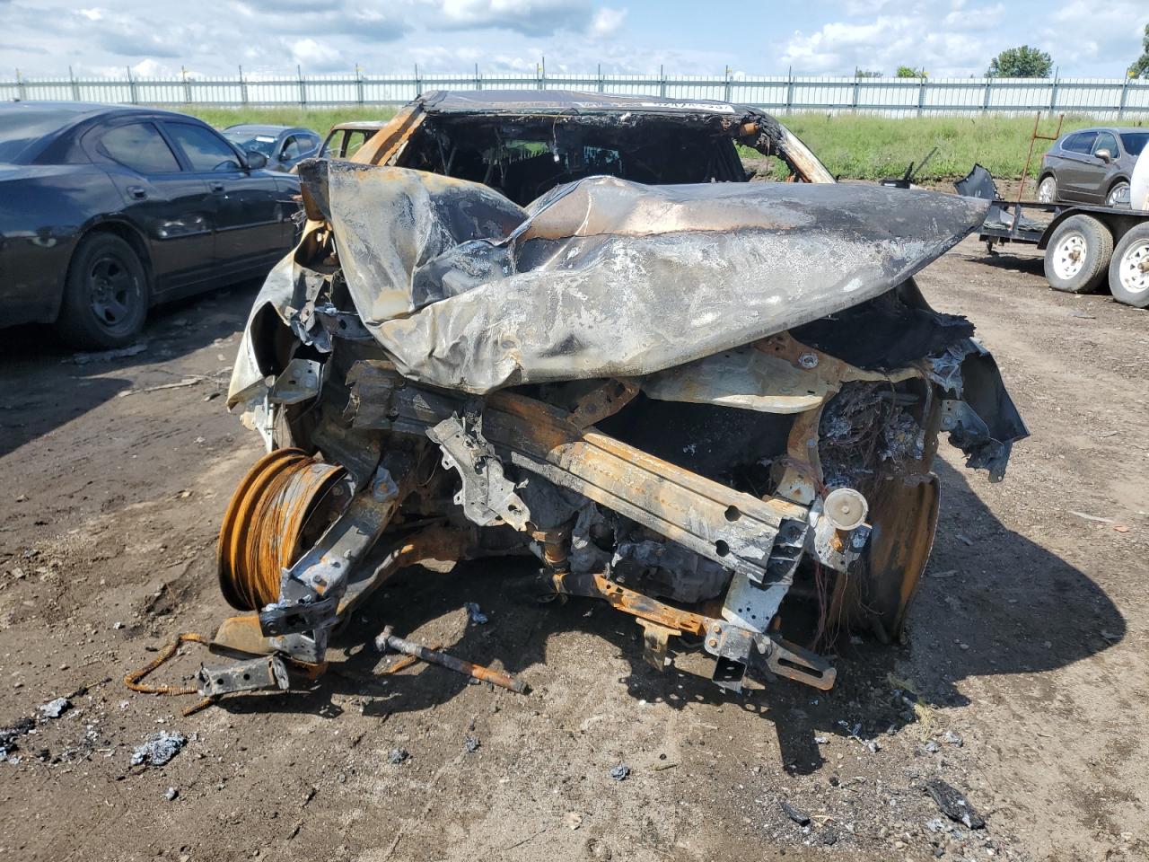 2018 Chevrolet Trax VIN 3GNCJKSB1JL362418 Copart auction photo, burn damage thumbnail 5
