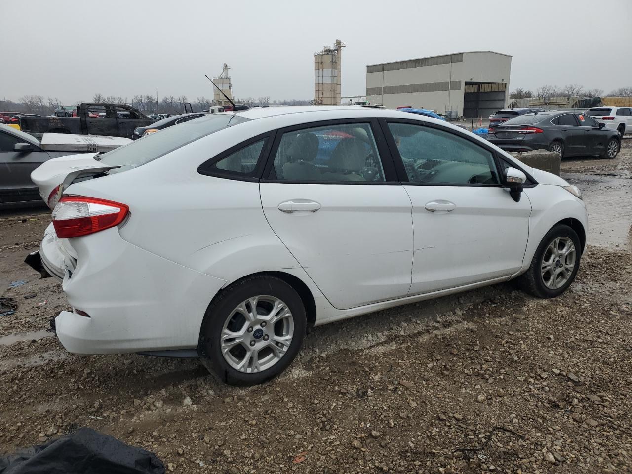 2014 Ford Fiesta VIN 3FADP4BJ6EM174420 Copart auction photo, all over damage thumbnail 3
