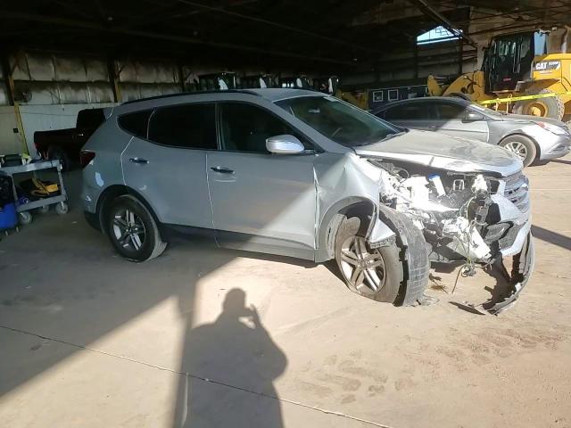 2018 Hyundai Santa Fe VIN 5XYZU3LB6JG541124 Copart auction photo, front end damage thumbnail 11