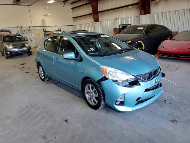 2012 Toyota Prius VIN JTDKDTB33C1024460 Copart auction photo, front end / side damage thumbnail 11