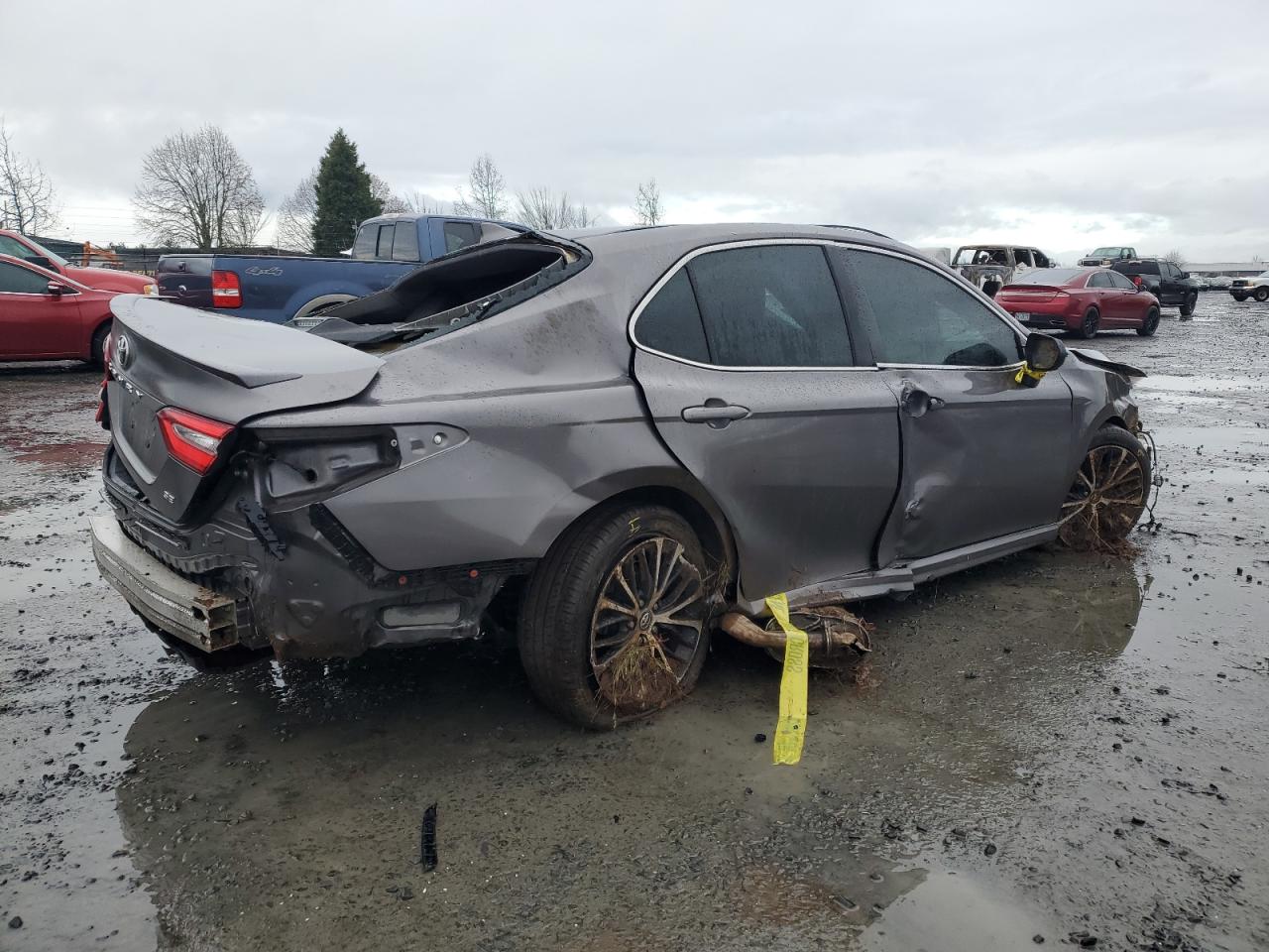 2019 Toyota Camry VIN 4T1B11HK1KU715085 Copart auction photo, all over damage thumbnail 3