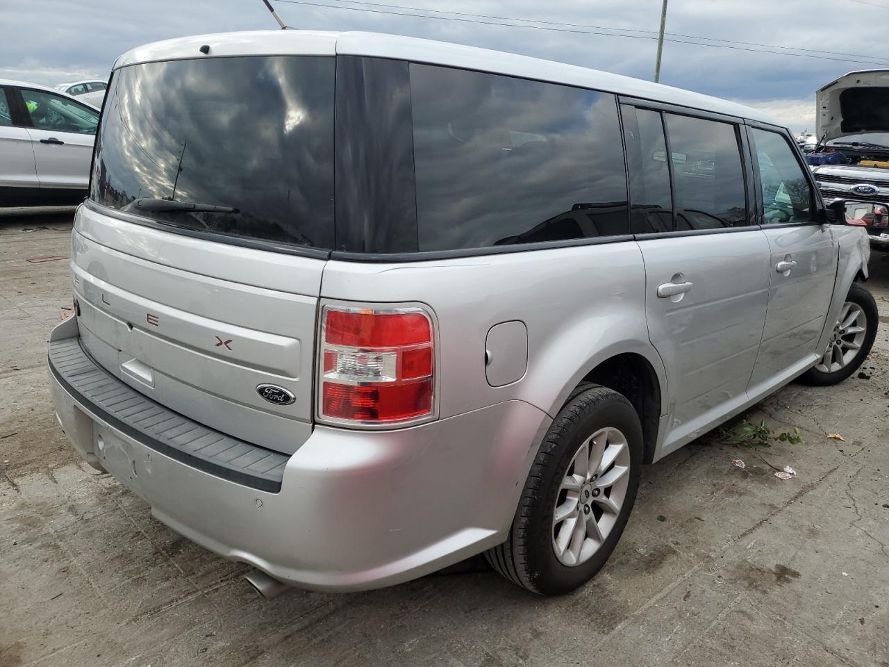 2017 Ford Flex VIN 2FMGK5B82HBA04114 Copart auction photo, all over damage thumbnail 3