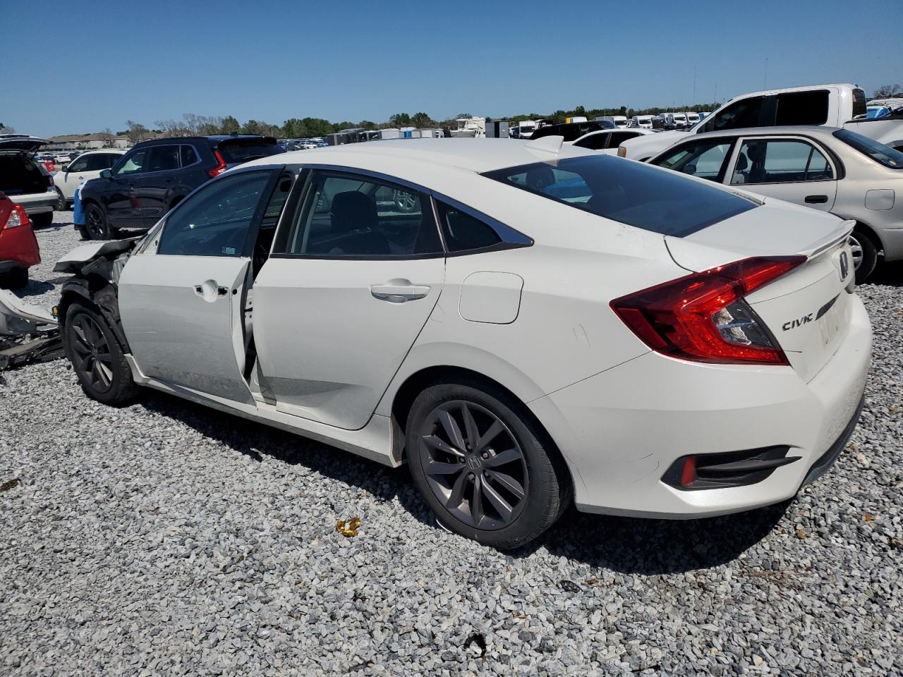 2020 Honda Civic VIN 19XFC1F38LE020372 Copart auction photo, front end damage thumbnail 2