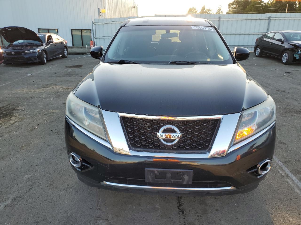 2015 Nissan Pathfinder VIN 5N1AR2MN3FC630075 Copart auction photo, side damage thumbnail 5