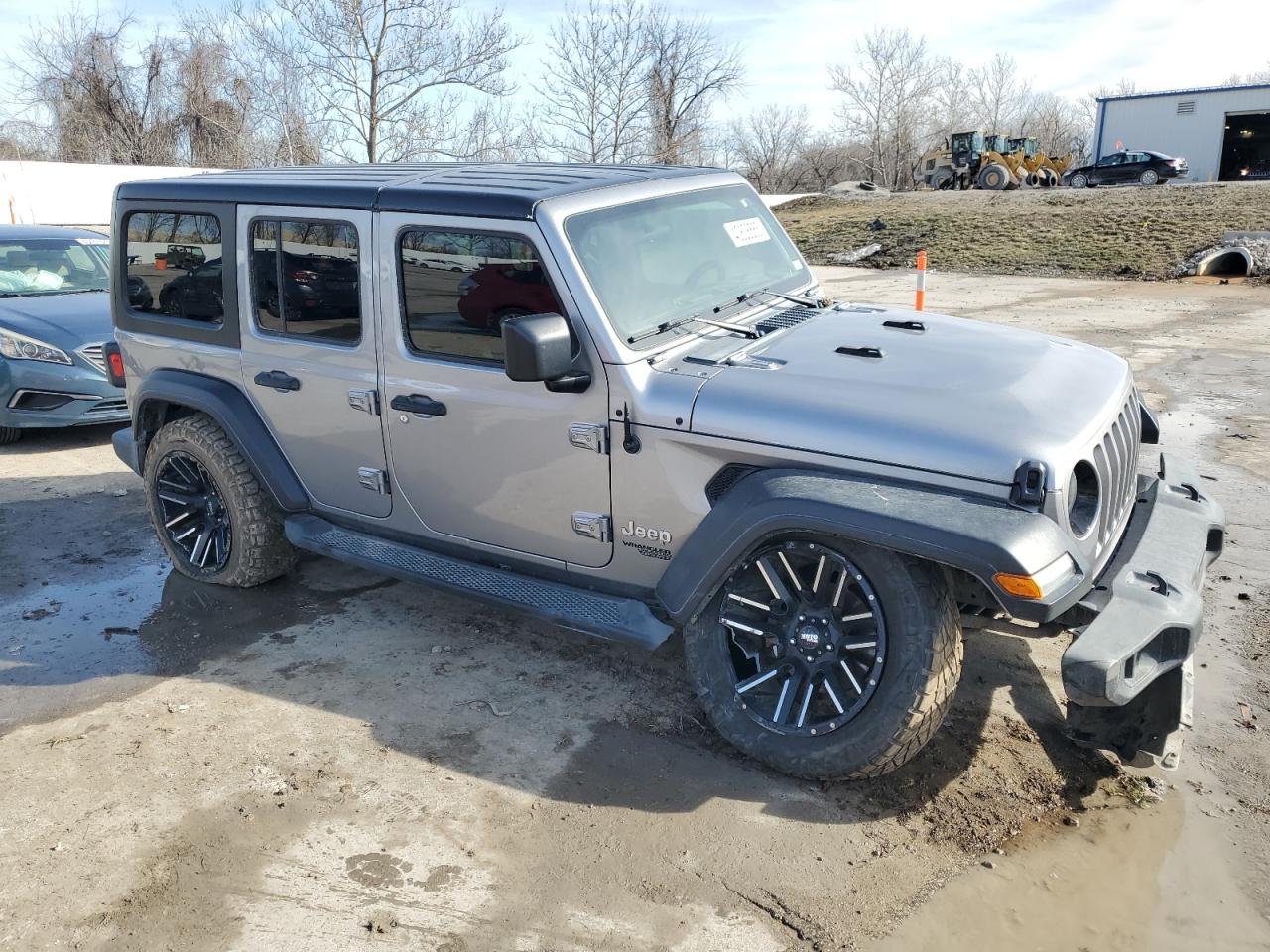 2020 Jeep Wrangler VIN 1C4HJXDN2LW198824 Copart auction photo, front end damage thumbnail 4