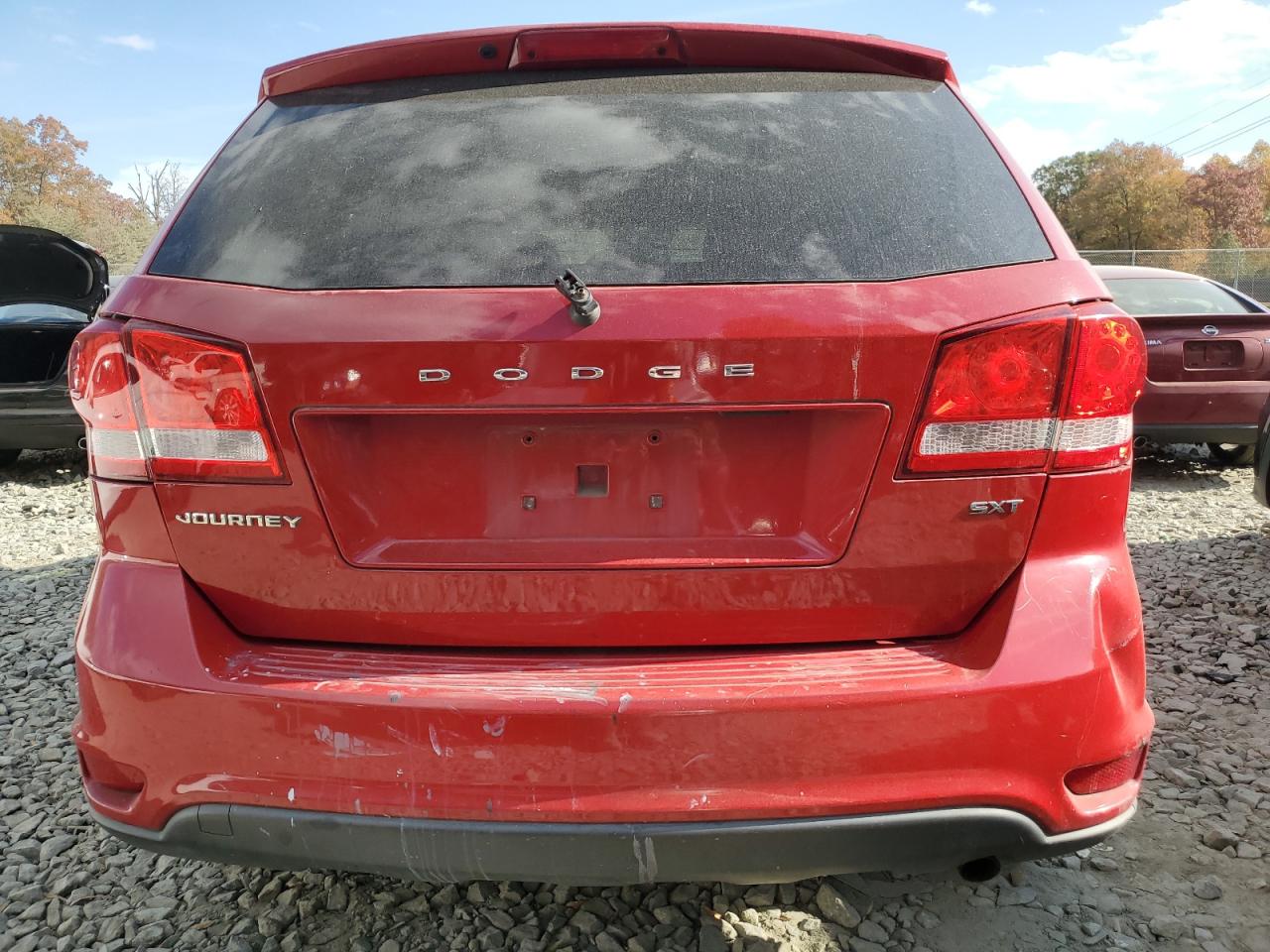 2013 Dodge Journey VIN 3C4PDCBB5DT502112 Copart auction photo, rear end damage thumbnail 6