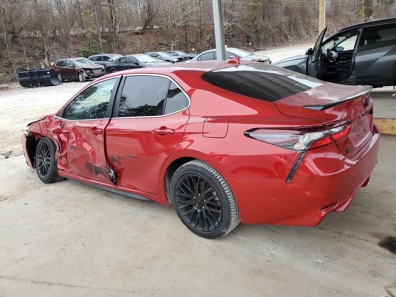 2023 Toyota Camry VIN 4T1G11AK3PU095346 Copart auction photo, side / front end damage thumbnail 2