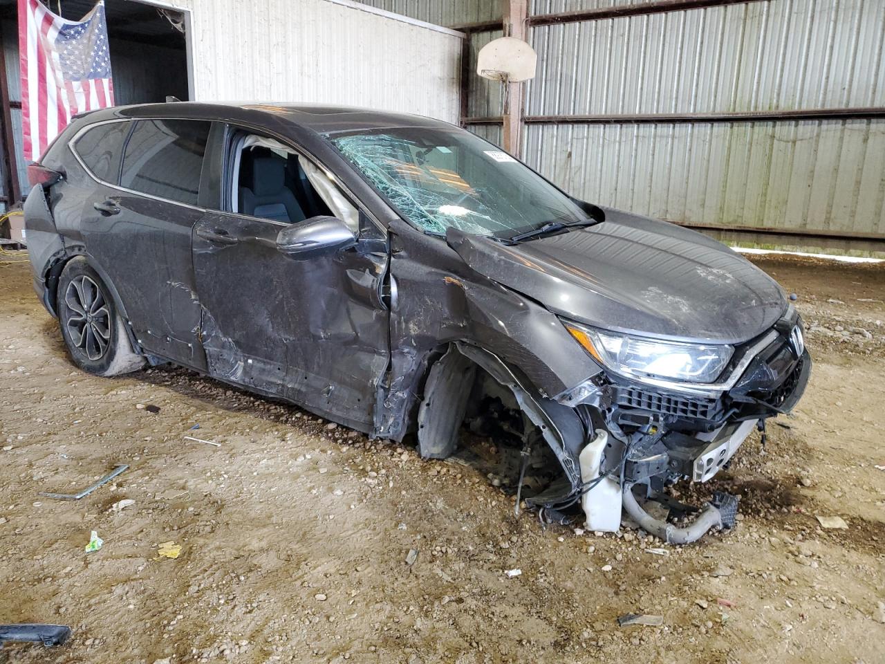 2022 Honda CR-V VIN 5J6RW1H5XNA002104 Copart auction photo, side / undercarriage damage thumbnail 4