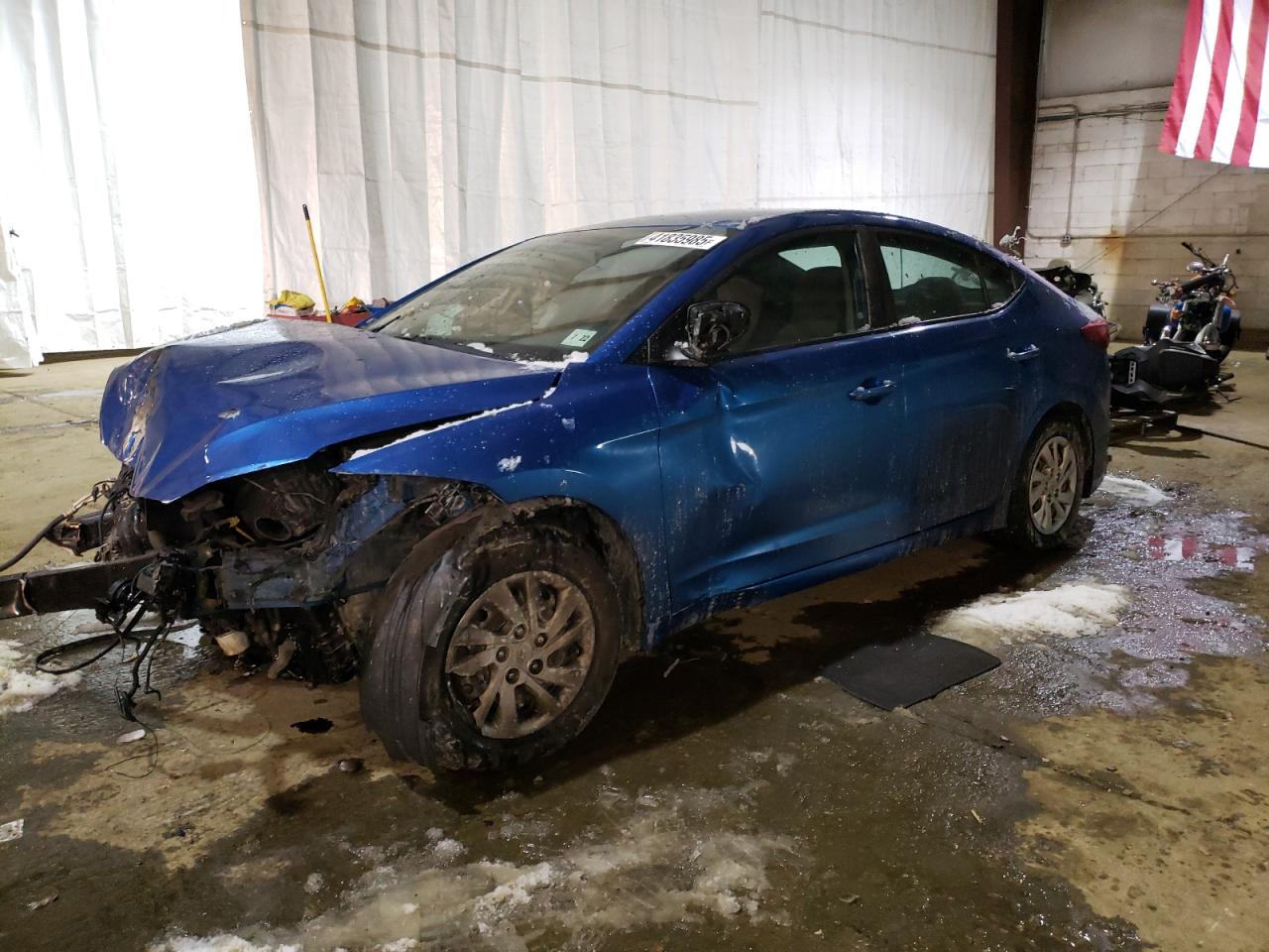 2017 Hyundai Elantra VIN 5NPD74LF0HH129391