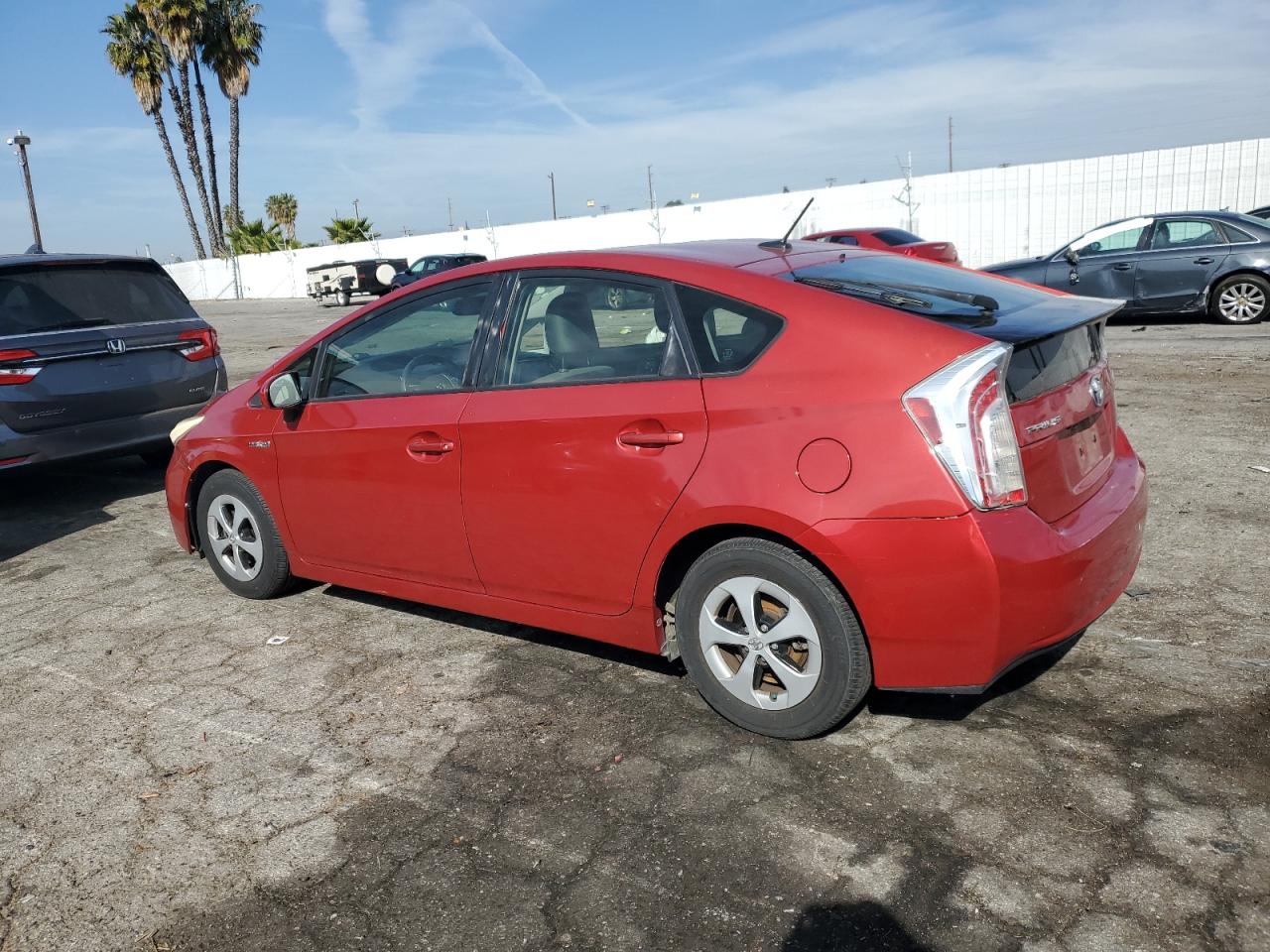 2015 Toyota Prius VIN JTDKN3DU3F1925772 Copart auction photo, burn / minor dent/scratches damage thumbnail 2