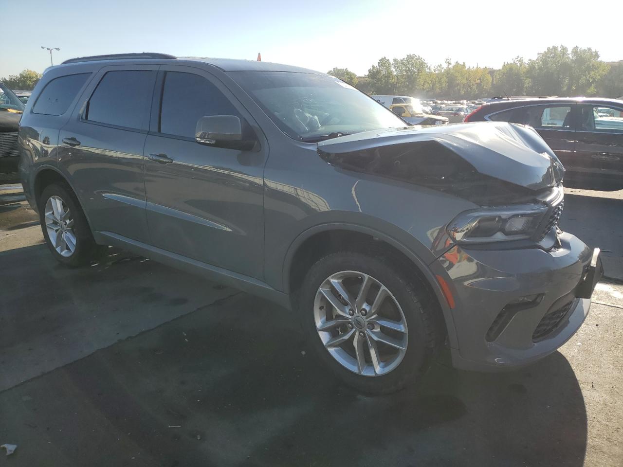 2021 Dodge Durango VIN 1C4RDJDG8MC792590 Copart auction photo, front end damage thumbnail 4